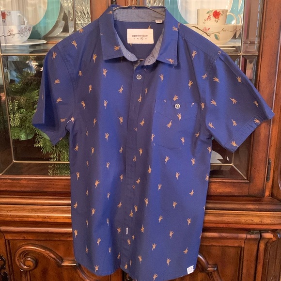 Paper denim & cloth monkey printed with contrast - Picture 10 of 11